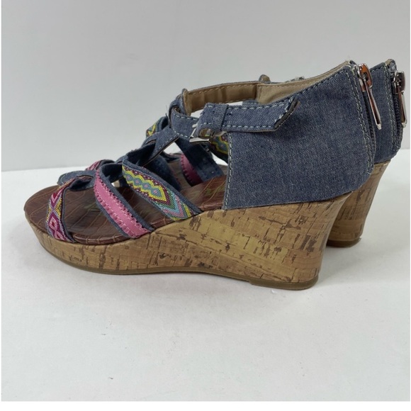Sam Edelman Elsie Tia Strappy Multicolored
Wedge Sandals - Picture 9 of 11